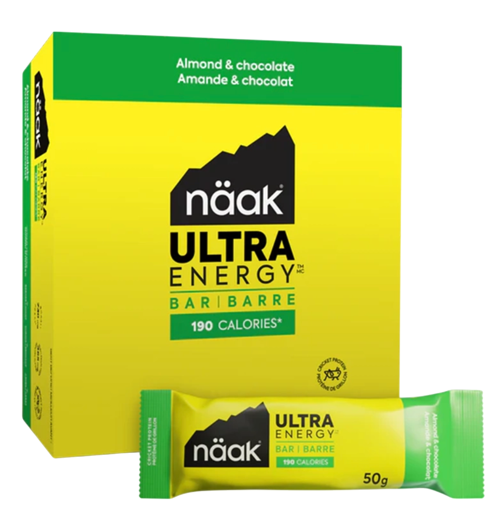 Proteinriegel und Kekse Näak Almond & Chocolate Ultra Energy™ Bars (12 x 50g) - BOX