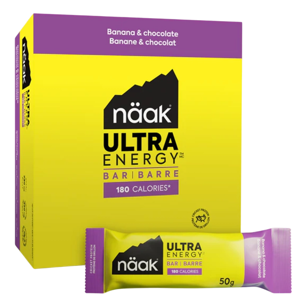 Proteinriegel und Kekse Näak Banana & Chocolate Ultra Energy™ Bars (12 x 50g) - BOX