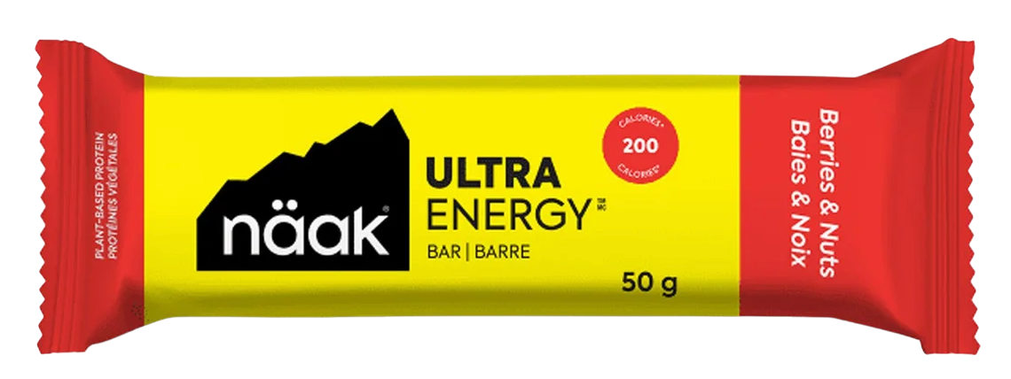 Μπάρες πρωτεΐνης και μπισκότα Näak Berries & Nuts - Ultra Energy™ Bar (50 g)