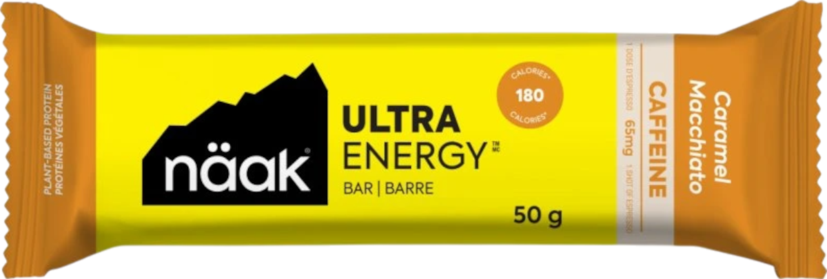Barres et biscuits protéinés Näak Caramel Macchiato - Ultra Energy™ Caffeine Bar