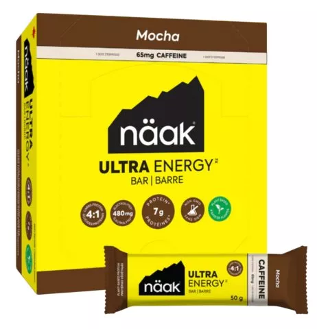 Mocha Ultra Energy™ Caffeine Bars (12 x 50g) - BOX
