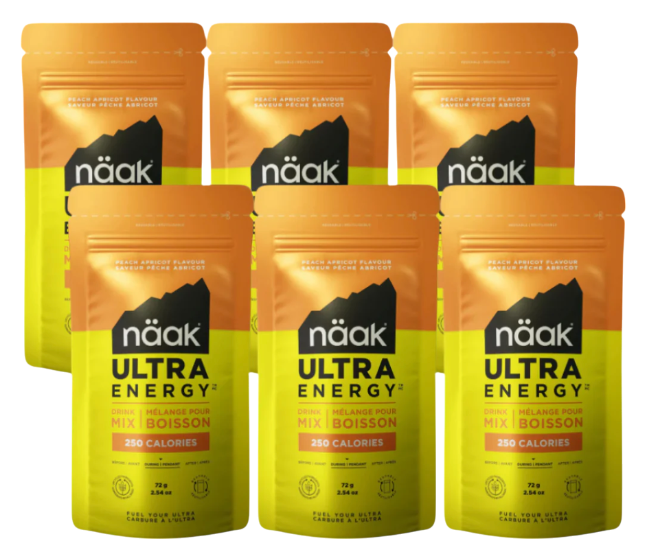Power- und Energydrinks Näak Peach Apricot Ultra Energy™ Drink Mix - Single Serve (72g, 6 pcs)