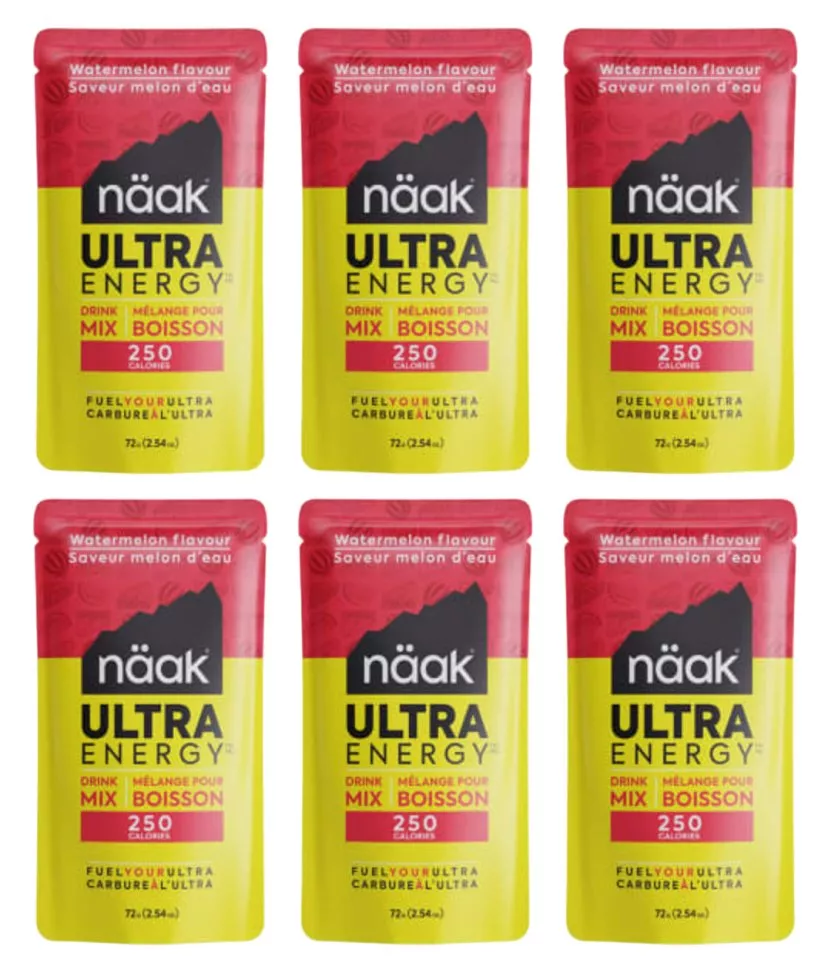 Power a energy drinky Näak Watermelon - Ultra Energy™ Drink Mix (6 x 72 g)