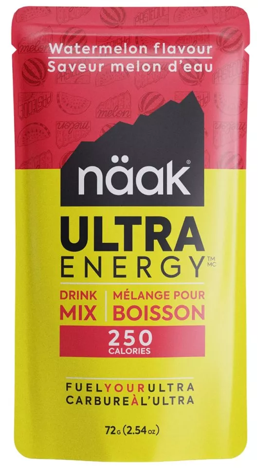 Power a energy drinky Näak Watermelon - Ultra Energy™ Drink Mix (6 x 72 g)