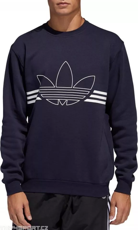 Sweatshirt adidas Originals OUTLINE CRW FLC