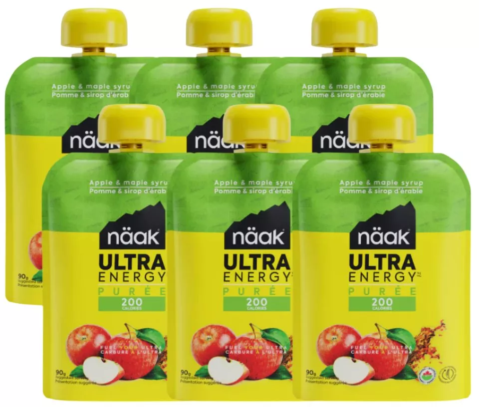 Püree Apple & Maple Syrup - Näak Ultra Energy™ Purée (90 g x 6) Box