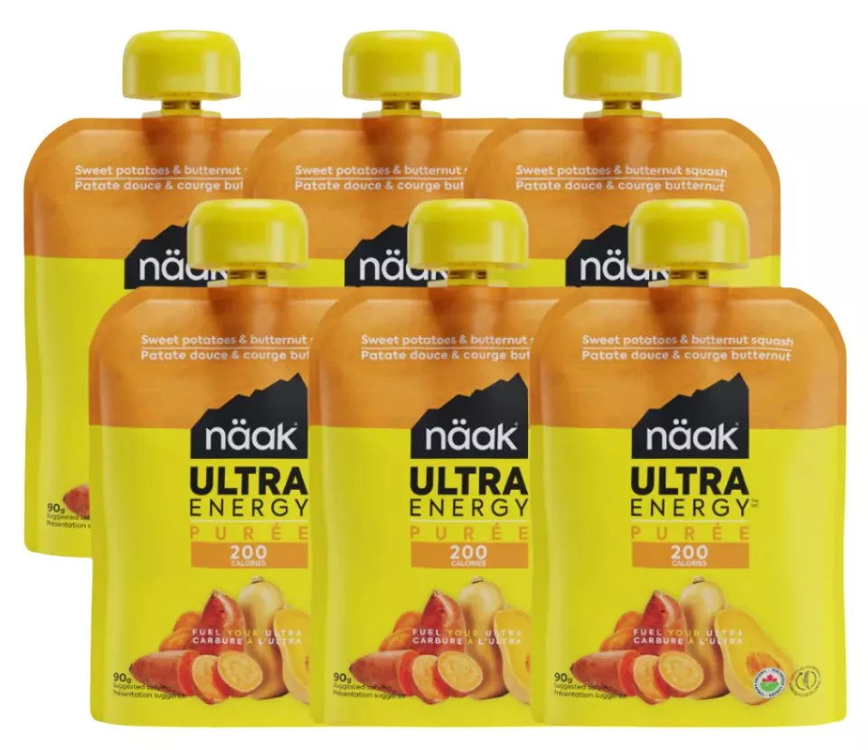 Püree Sweet Potatoes Butternut Squash - Näak Ultra Energy™ Purée (90 g x 6) Box