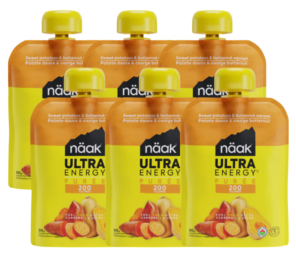 Püree Sweet Potatoes Butternut Squash - Näak Ultra Energy™ Purée (90 g x 6) Box
