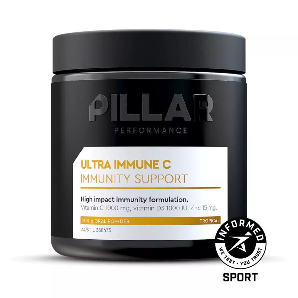 Multivitamín Pillar Performance Ultra Immune C - Tropical (200g)