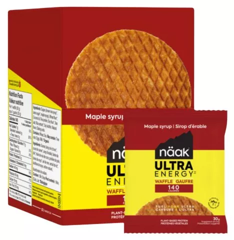 Maple Syrup Ultra Energy™ Waffles (12 x 30g) - BOX