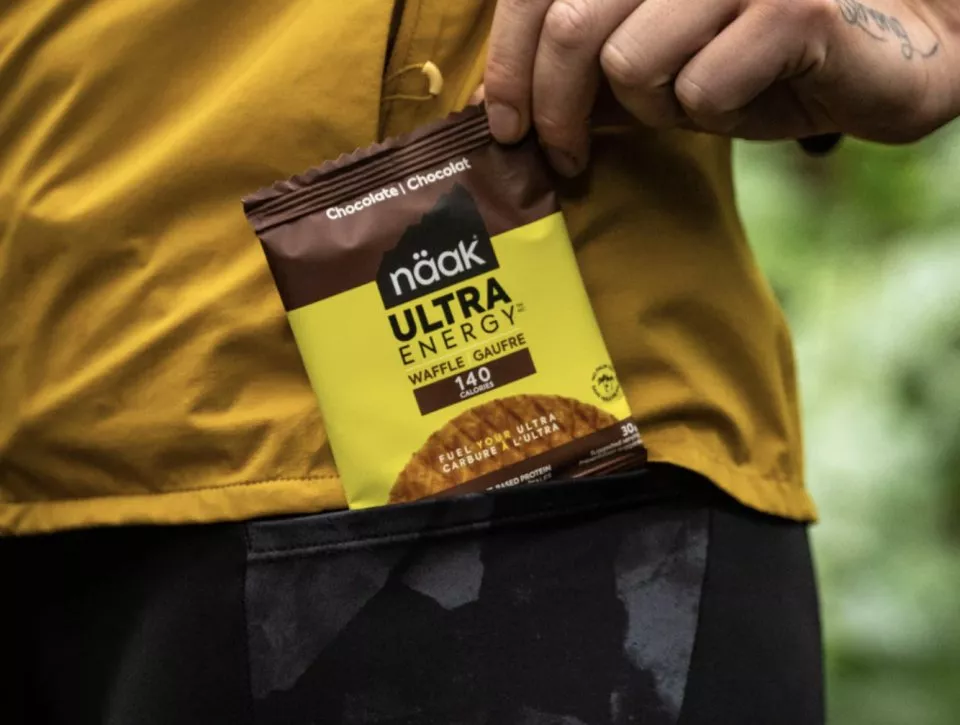 Eiwit pannenkoeken Näak Salted Caramel Ultra Energy™ Waffles (12 x 30g) - BOX