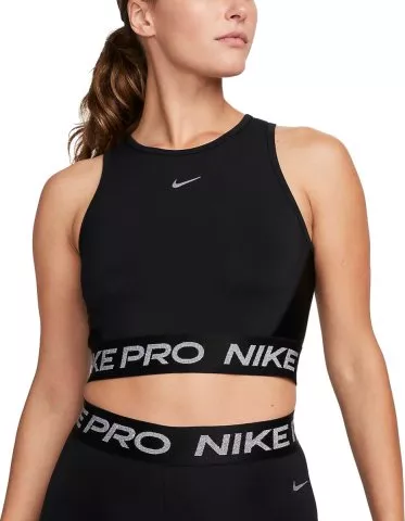 W NP DF CROP TANK SHINE