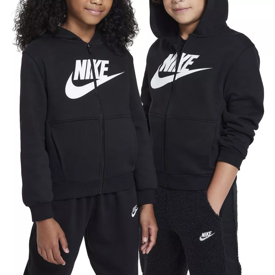 Nike K NSW CLUB FLC HD FZ LS HBR Kapucnis melegítő felsők