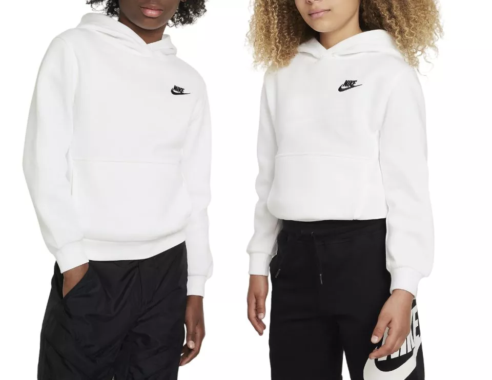 Суитшърт с качулка Nike K NSW CLUB FLC HDY LBR