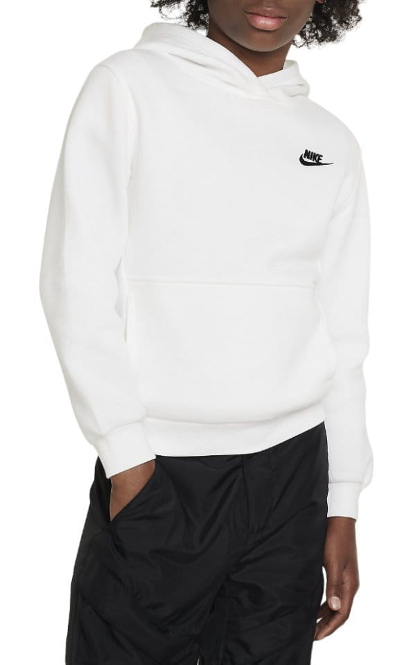 Суитшърт с качулка Nike K NSW CLUB FLC HDY LBR