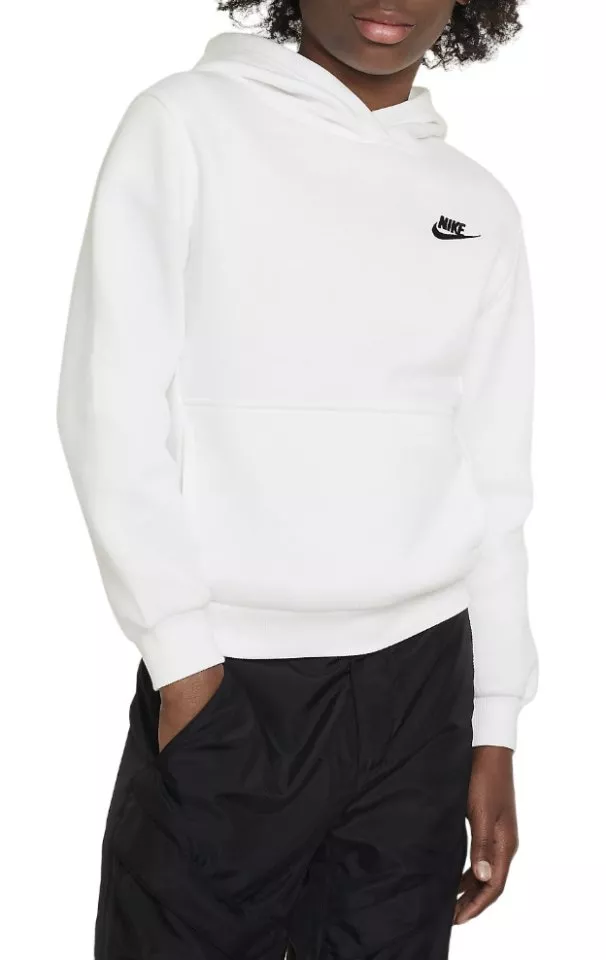 Суитшърт с качулка Nike K NSW CLUB FLC HDY LBR