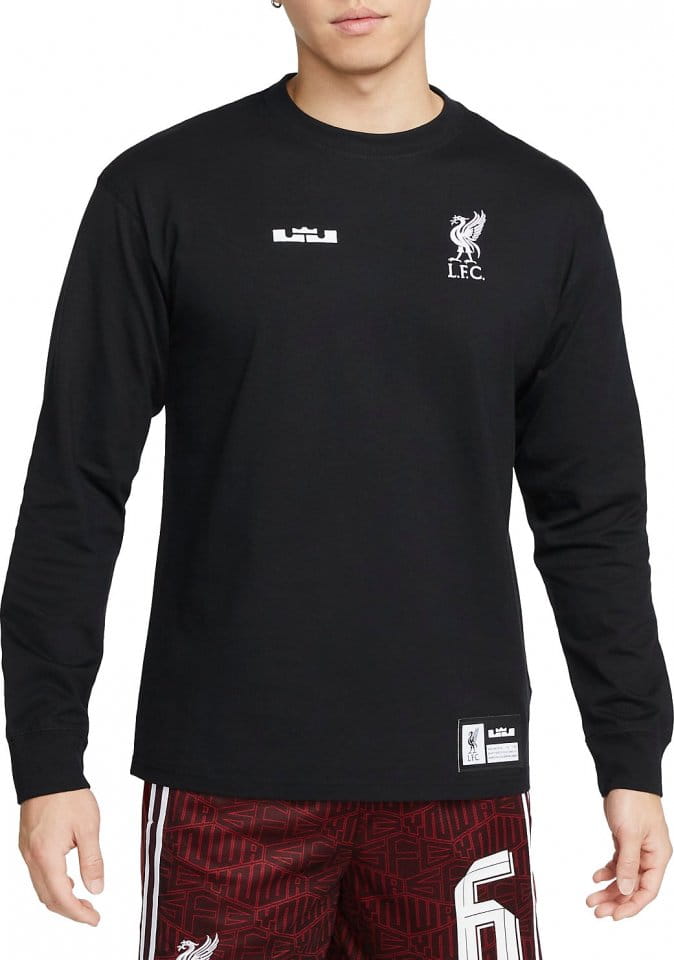Pánské tričko s dlouhým rukávem Nike Liverpool FC x Lebron James Max 90