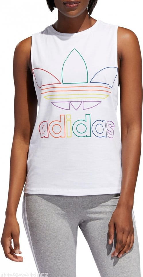 Tank top adidas Originals PRIDE TREFOIL TAPE SHORT 11teamsports.ie