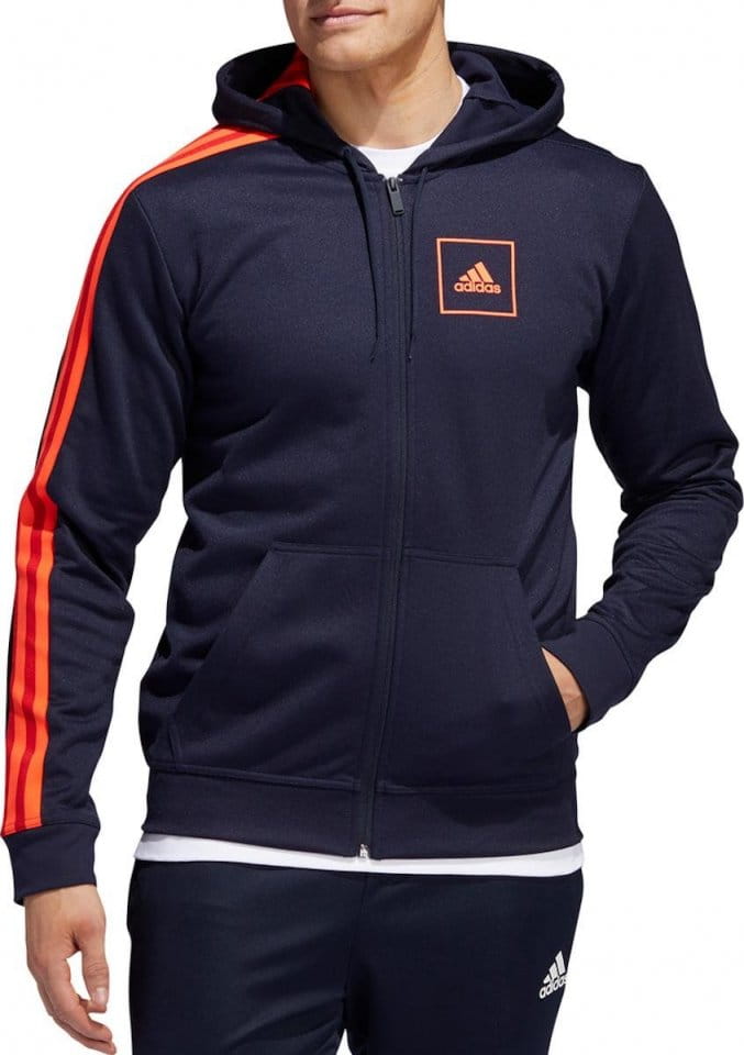 Sudadera con capucha adidas Sportswear M 3S Pique FZ