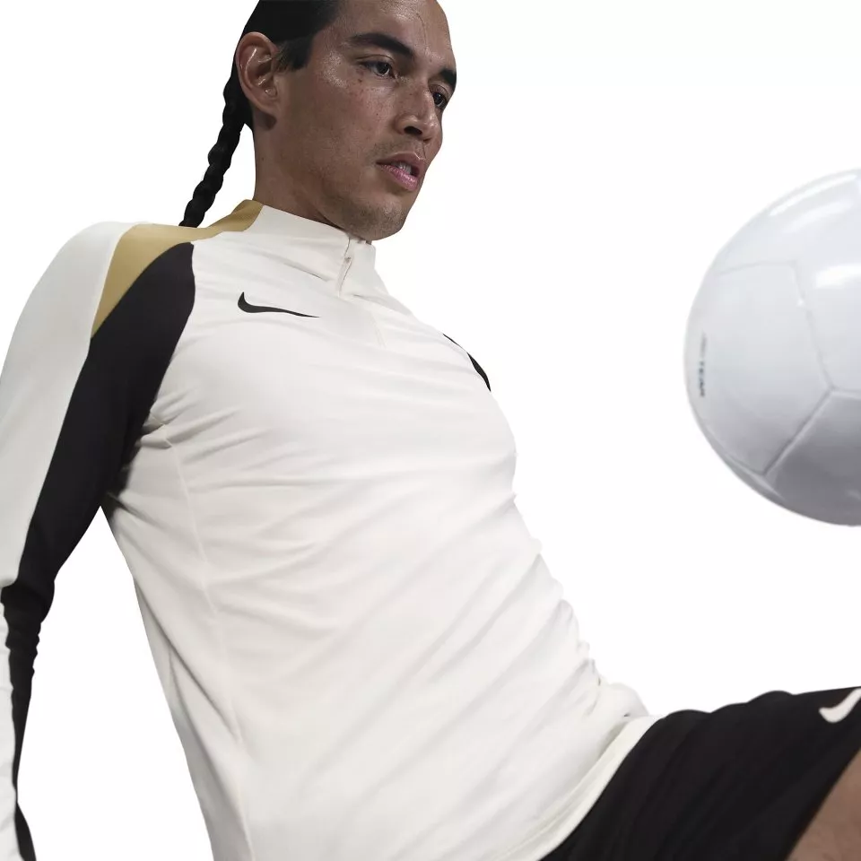 Pánský fotbalový top s dlouhým rukávem a polovičním zipem Nike Dri-FIT Strike