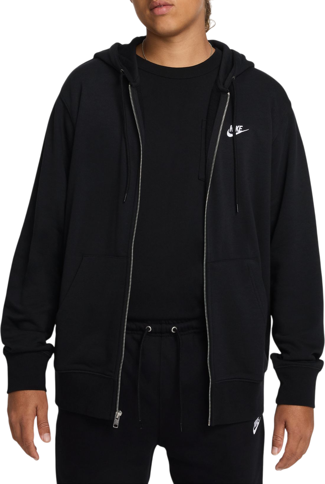Nike M NK CLUB FT FZ HOODIE Kapucnis melegítő felsők