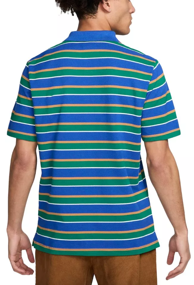 T-Shirt Nike M NK CLUB STRIPE POLO