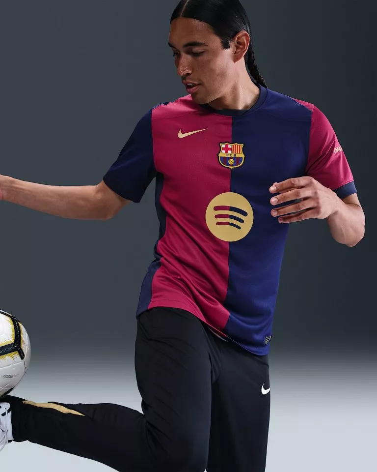 Pánský domácí dres s krátkým rukávem Nike Dri-FIT FC Barcelona Stadium 2024/25