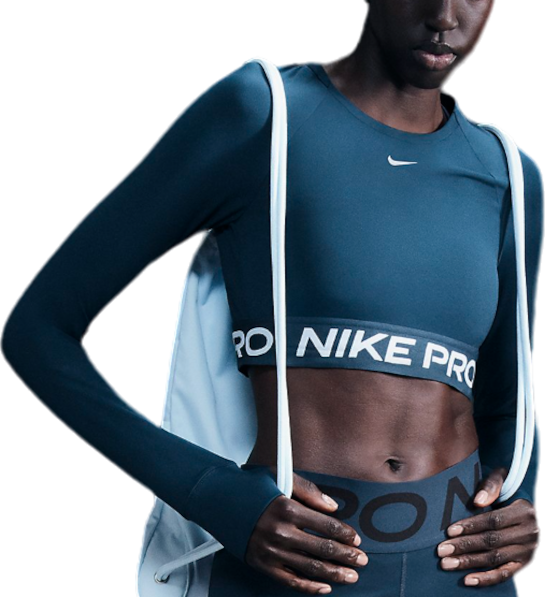 Tričko s dlhým rukávom Nike  PRO DF 365 CROP LS