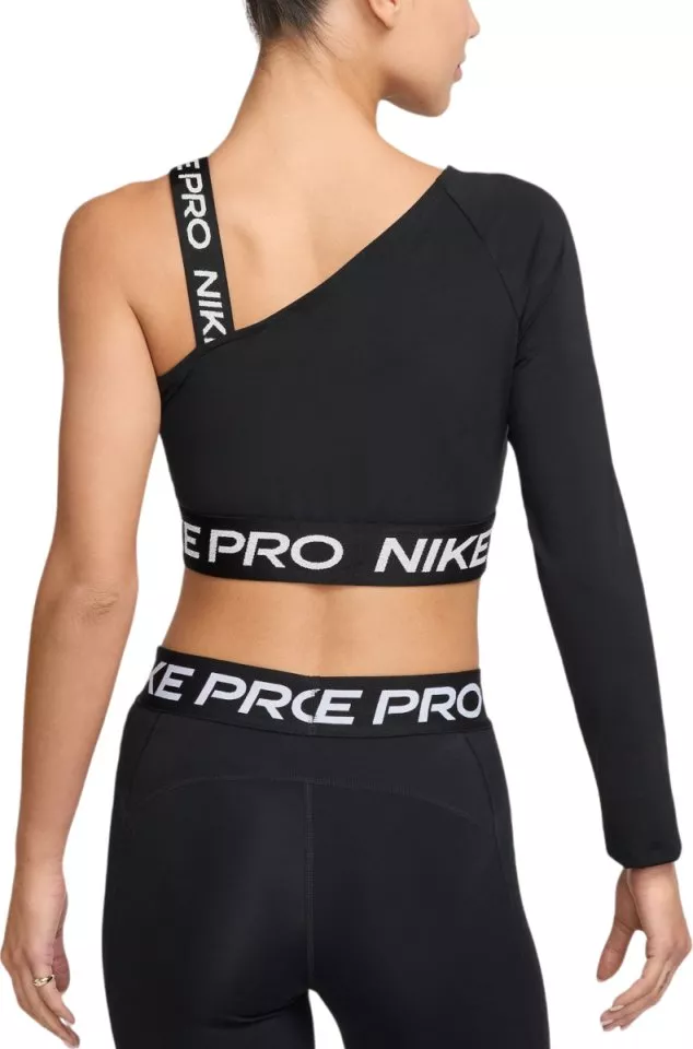 Dámský zkrácený asymetrický top Nike Pro Shine