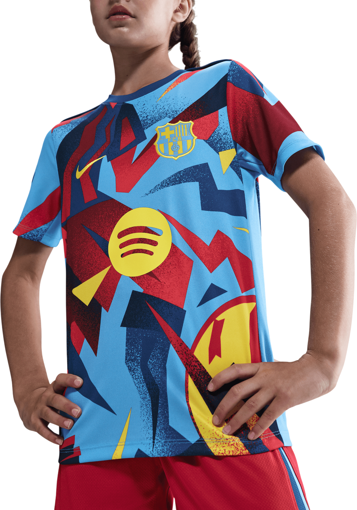 Majica Nike Dri-FIT FC Barcelona Academy Pro Pre-Match Kids