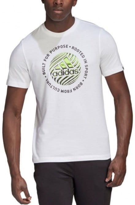 Camiseta adidas Sportswear hyperreal circled slogan