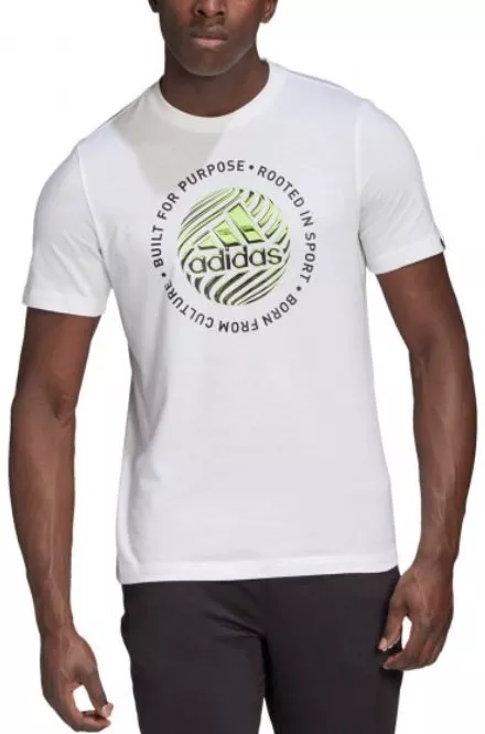 Camiseta adidas Sportswear hyperreal circled slogan