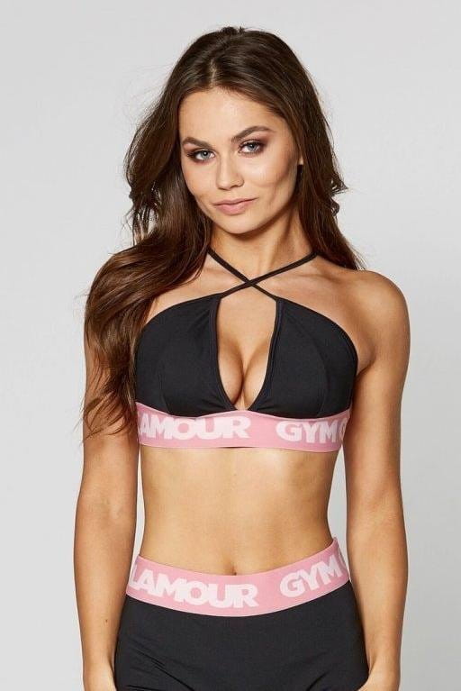 Soutien Gym Glamour Black Sexy String