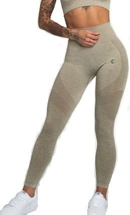 Клинове Gym Glamour Seamless Leggings Fusion Khaki