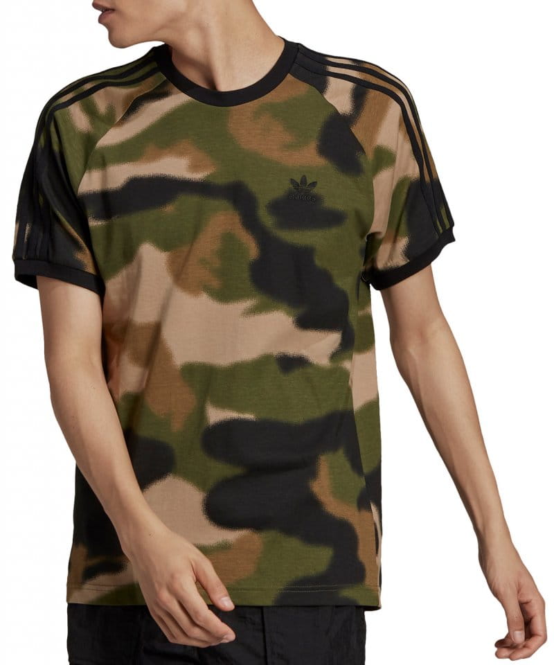 Camo Camiseta Militar Adidas Camisetas Adidas Camo Tee Multicolor