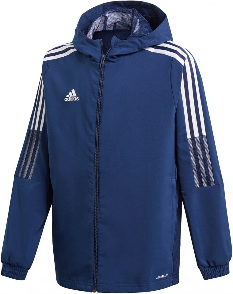 Τζάκετ με κουκούλα adidas TIRO21 WB Y