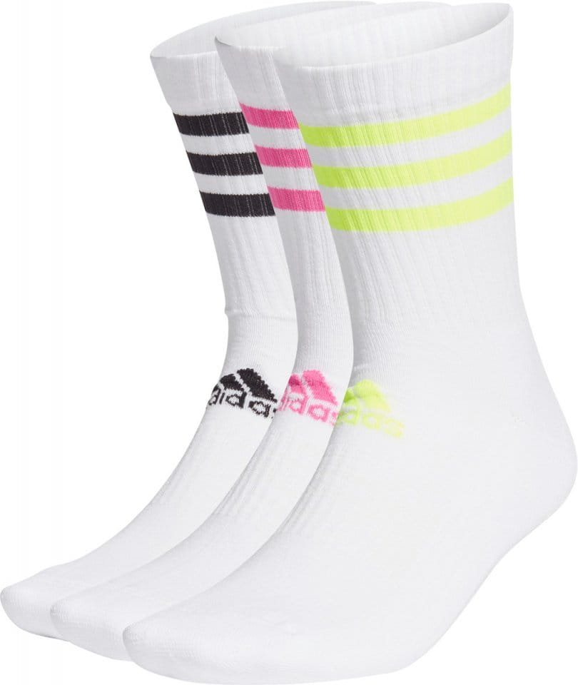 Ponožky adidas 3-Stripes Cushioned Crew (3 páry)