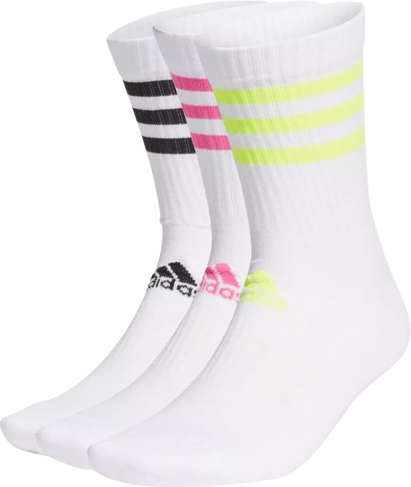 Ponožky adidas 3-Stripes Cushioned Crew (3 páry)