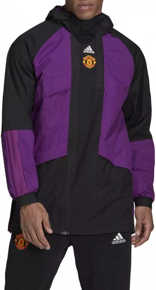 Hooded adidas MUFC TRV DR JACKET