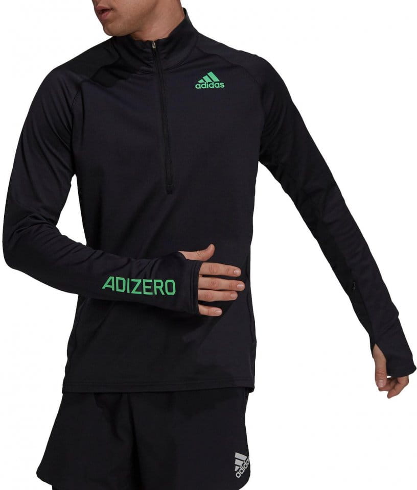 Majica z dolgimi rokavi adidas ADIZERO 1/2 ZIP