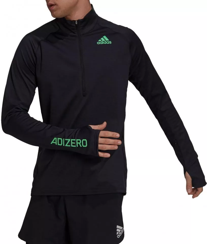 Majica z dolgimi rokavi adidas ADIZERO 1/2 ZIP