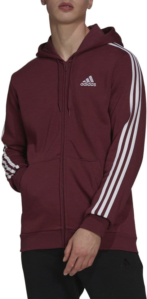 Sweatshirt med huva adidas Sportswear M 3S FL FZ HD