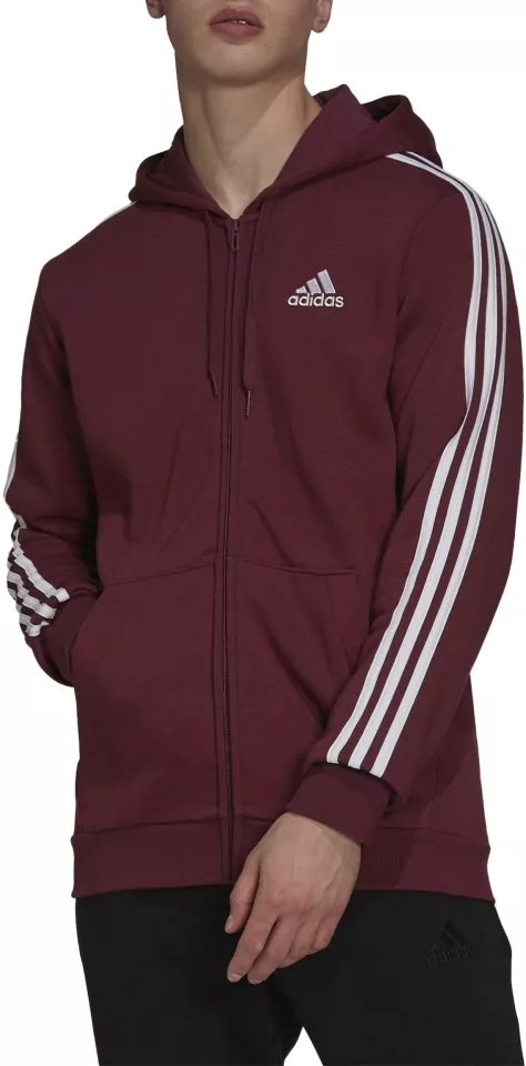 Sweatshirt med huva adidas Sportswear M 3S FL FZ HD