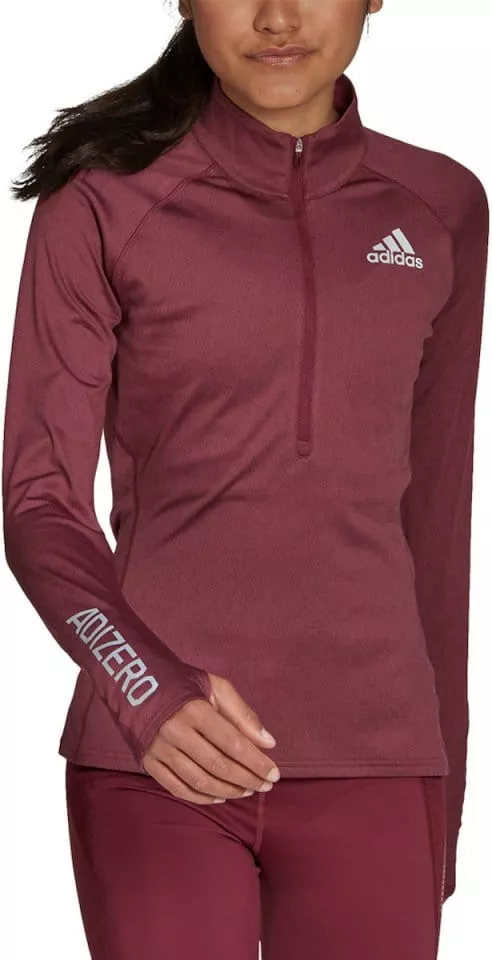 Majica dugih rukava adidas ADIZERO 1/2 ZIP