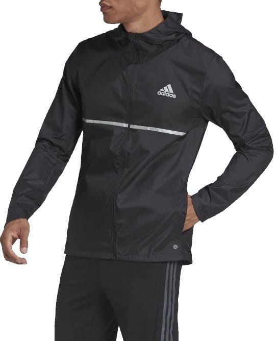 Kurtka z kapturem adidas OWN THE RUN JKT