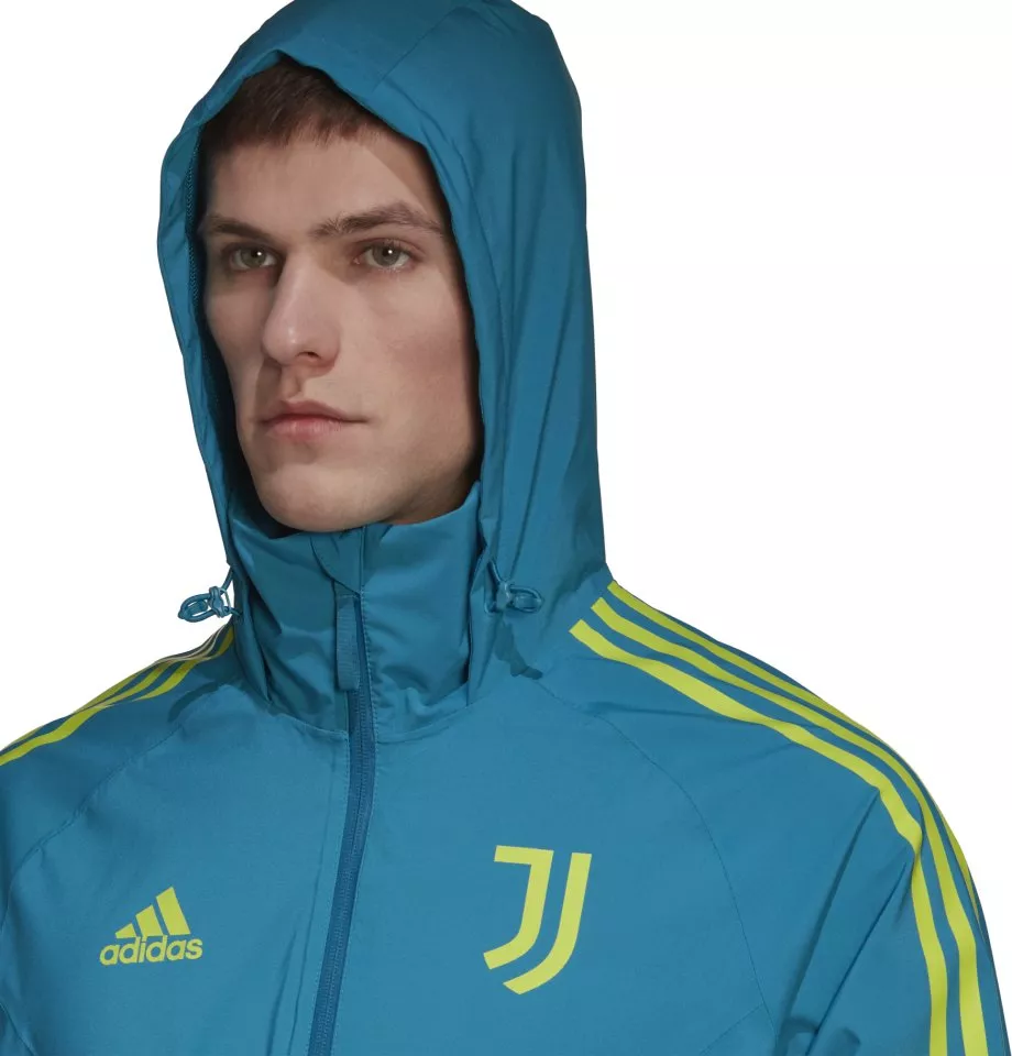 Яке с качулка adidas JUVE RAIN JKT