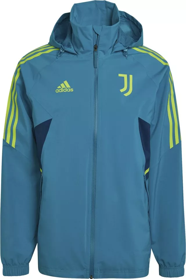 Яке с качулка adidas JUVE RAIN JKT