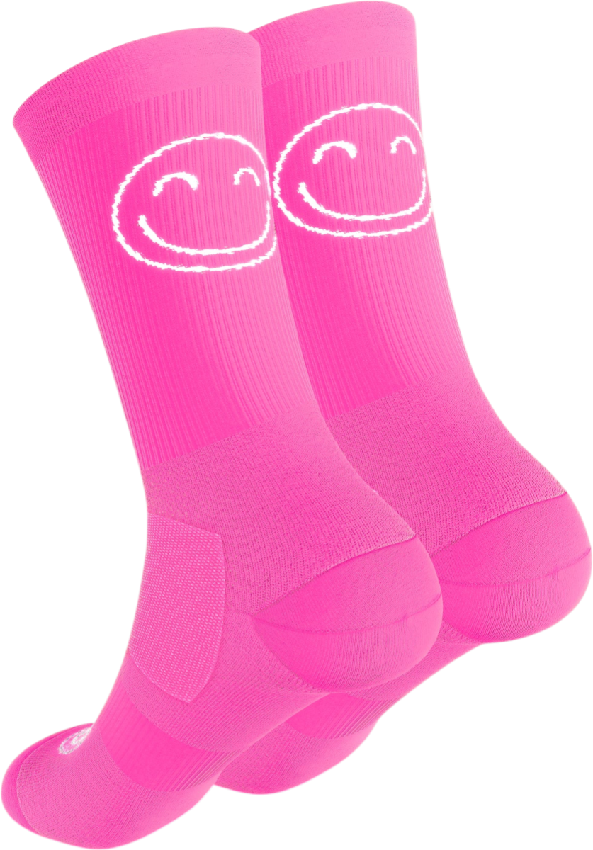 Nogavice HappyTraining Happy Basics Rose Neon