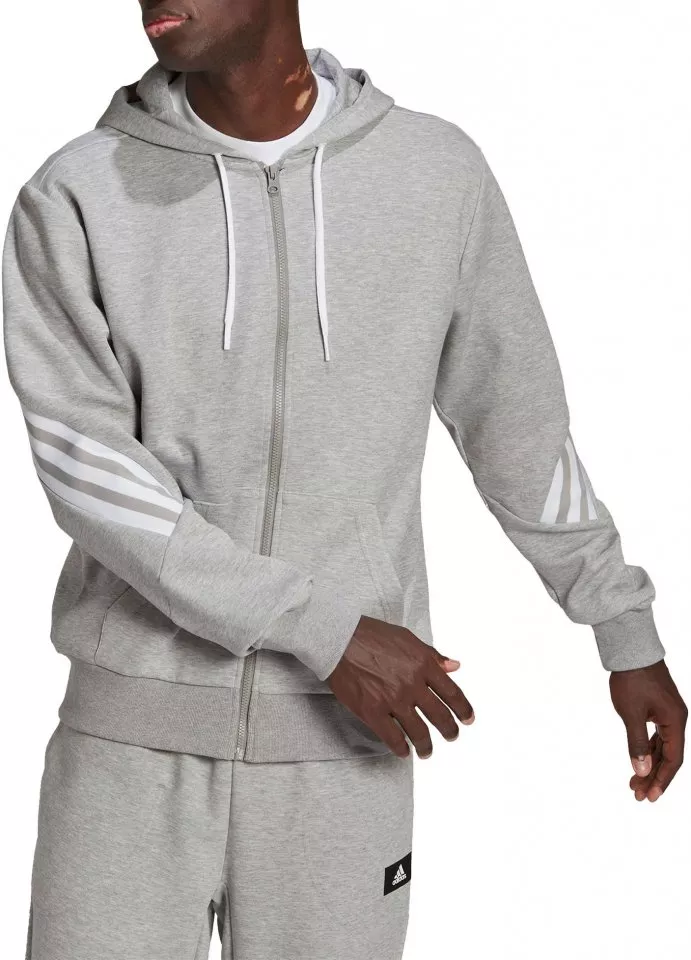 Hooded sweatshirt adidas Sportswear M FI 3S FZ Top4Running