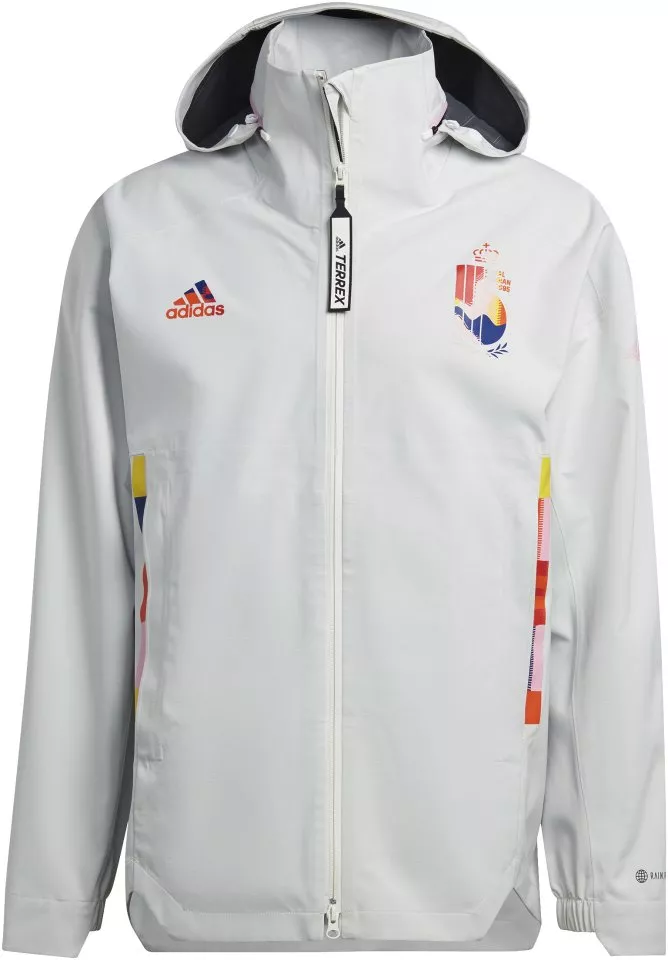 Τζάκετ με κουκούλα adidas RBFA LS MS JKT